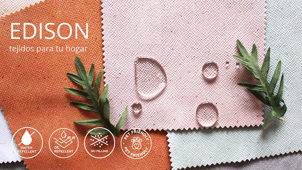 Tejidos repelente el aceite, el agua, la grasa y la suciedad. Creados con tratamiento especial 4inONE, estos tejidos se convierten en los tejidos más cómodos para tapizar sus muebles. 
cabanesortuno.com/index.php/es/a…
#tejidos #fabrics #sostenibilidad #hogares #interiorismo #mascotas