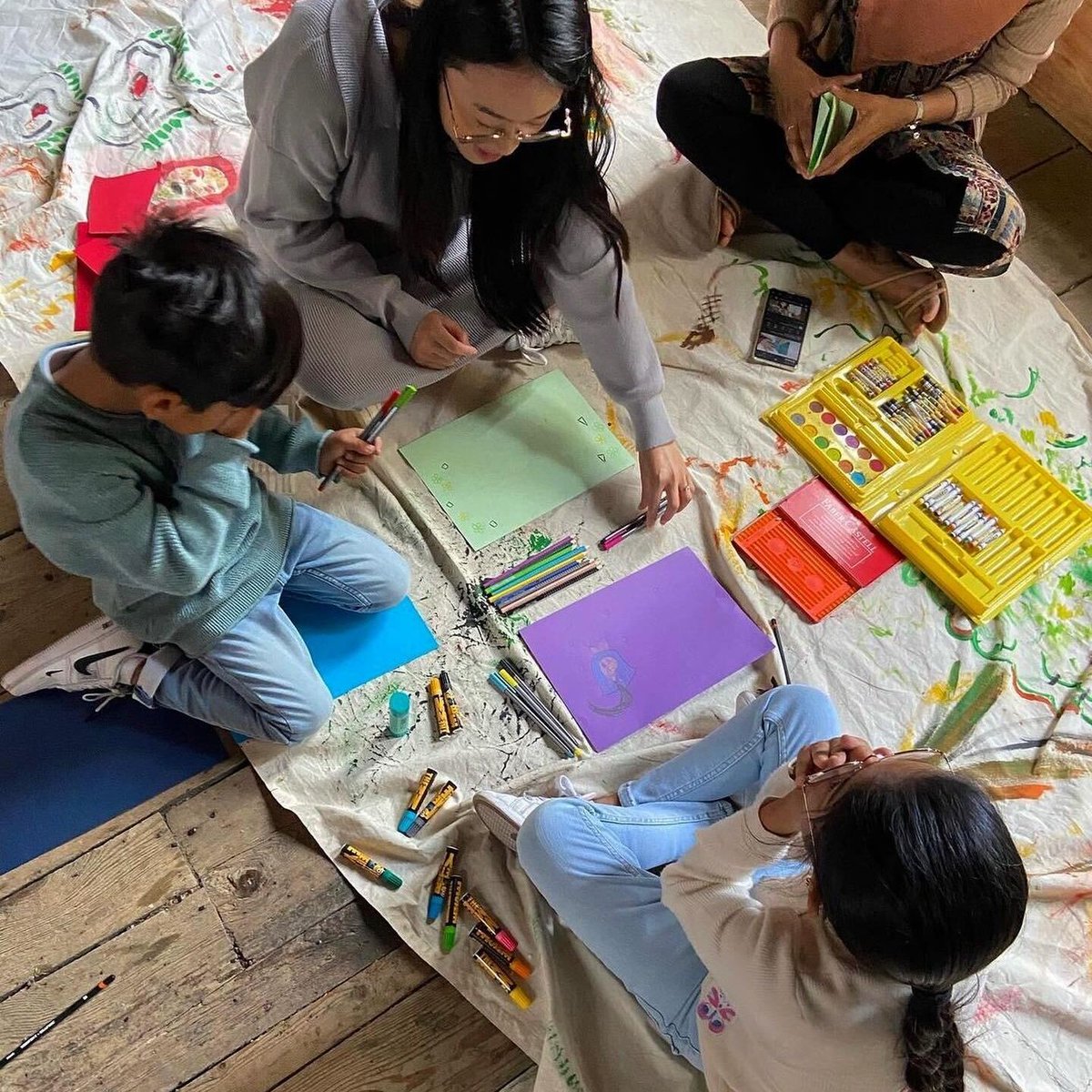For #halfterm this week, we are hosting a pop-up with Coffee With Kids - a #community initiative that provides affordable & free childcare solutions for refugee parents. We're excited to welcome kids and families for #arts workshops & #creativeplay. @Oitijjo