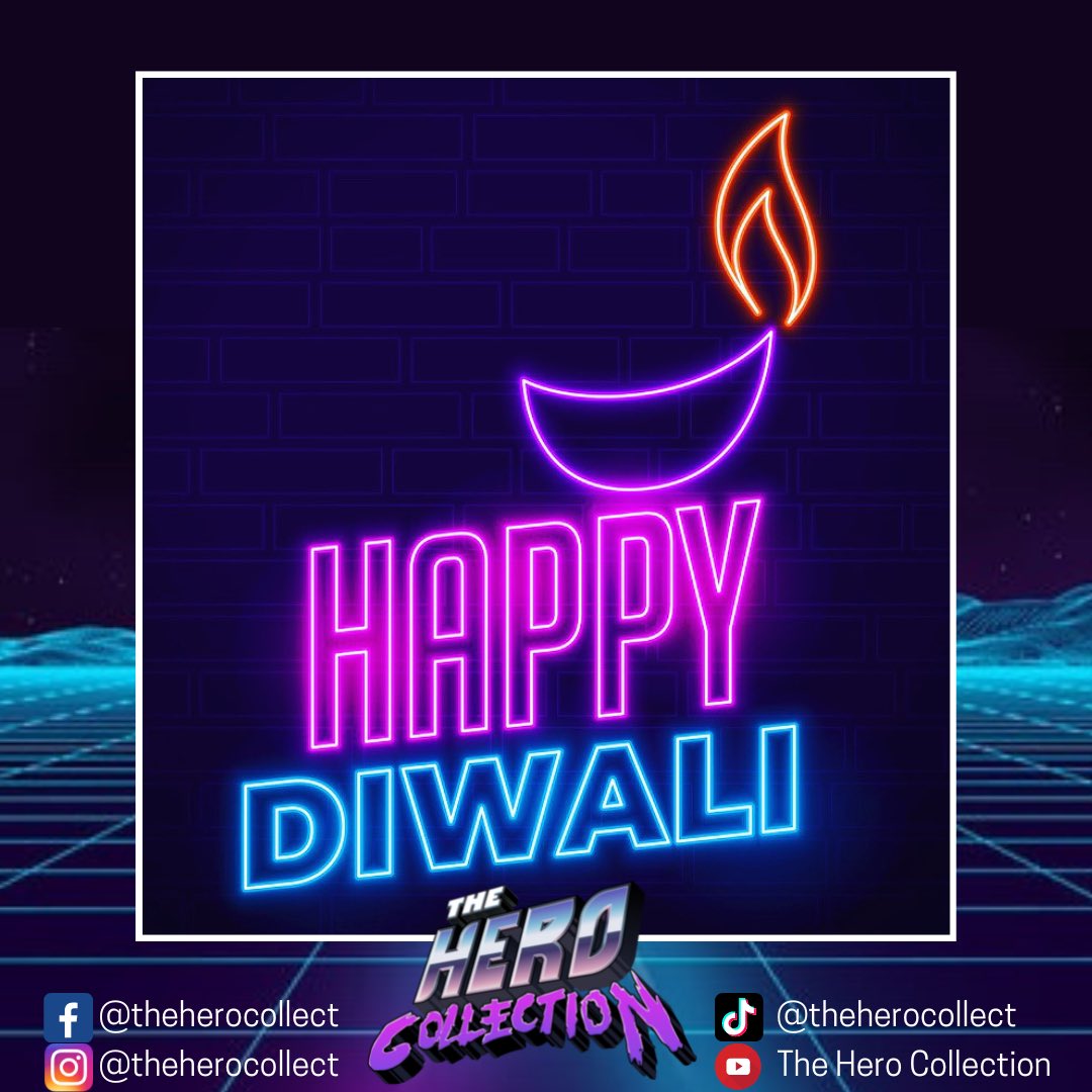 TheHeroCollect's tweet photo. HAPPY DIWALI!

To all those in @TheHeroCollect Family and fans around the world, who observe the Festival of Lights, we wish you all prosperity &amp; wealth!

Happy Diwali 2022

~ Team HC

#HappyDiwali #FestivalOfLights #TheHeroCollection #THC #Diwali #Deepavli #NewYear #Diwali2022 https://t.co/U7FP8mOrYH