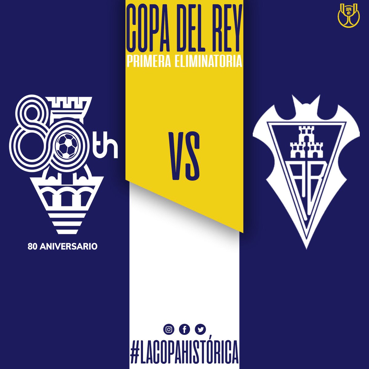 ‼️‼️CARTEL DEL PARTIDO DE LA COPA DEL REY‼️‼️