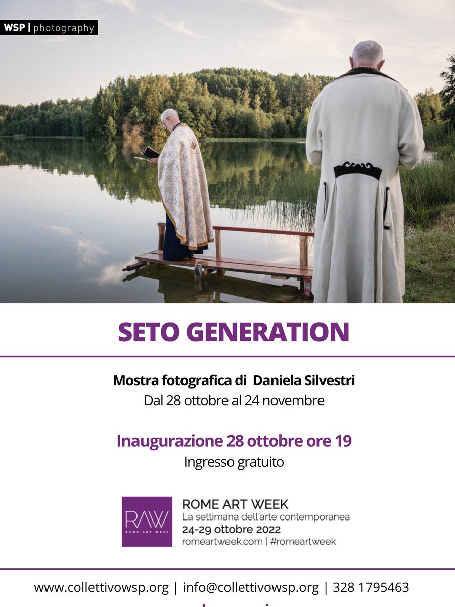 Inizia oggi la settima edizione della Rome Art Week, la settimana dell’arte moderna che fino al 29 ottobre riempirà la città di centinaia di eventi culturali tra mostre, incontri e visite guidate. Ci saremo anche noi il 28 con l’inaugurazione della mostra “Seto Generation”.