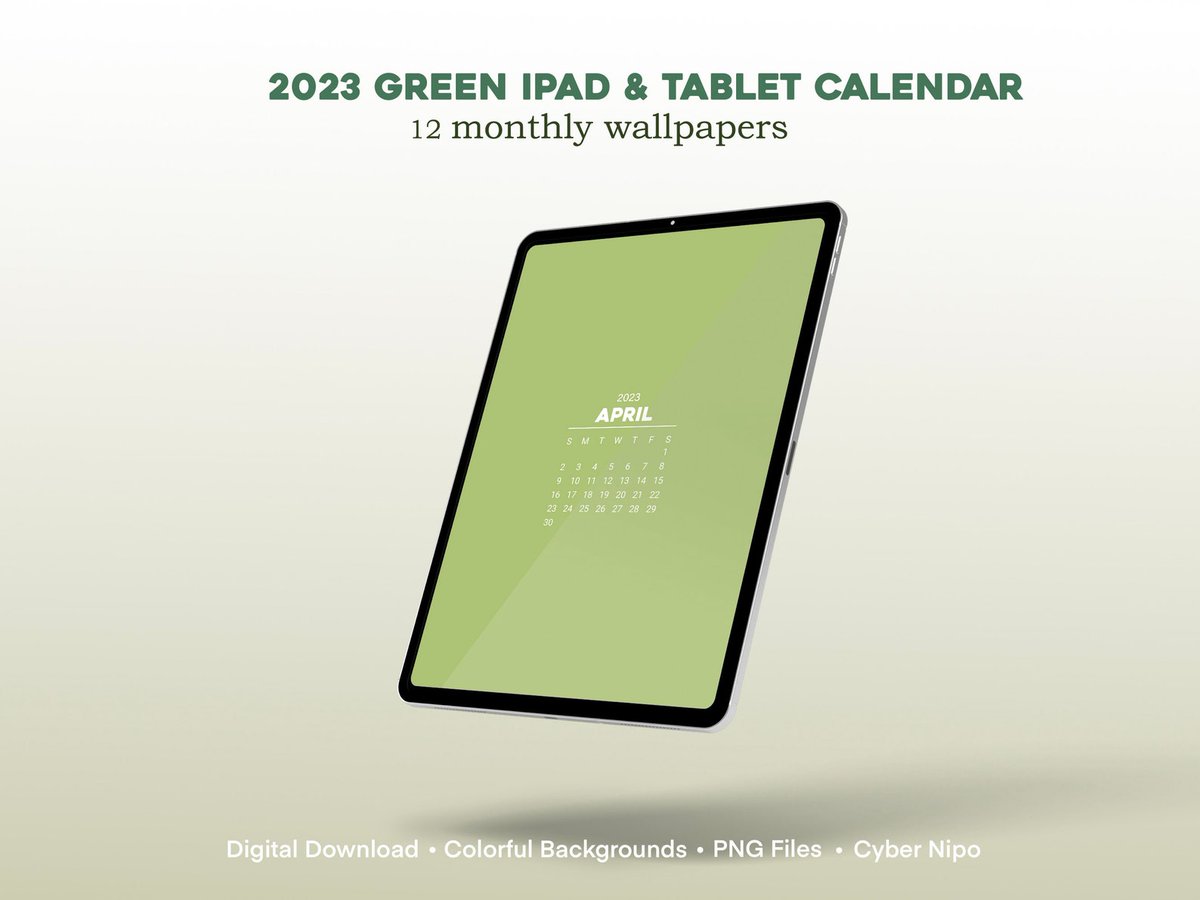 neelkp20's tweet photo. 2023 Minimalist and Neutral Green Theme Digital Calendar Wallpaper for iPad and Tablet | Aesthetic Green Monthly Calendar | Start Sunday
 #start #Calendar #Aesthetic #Minimalist #Tablet #Digital #theme #GreenMonthly #Neutral #CyberNipo #EtsySeller

👉https://t.co/nbc1bljH3g https://t.co/69G8rJZ6sG