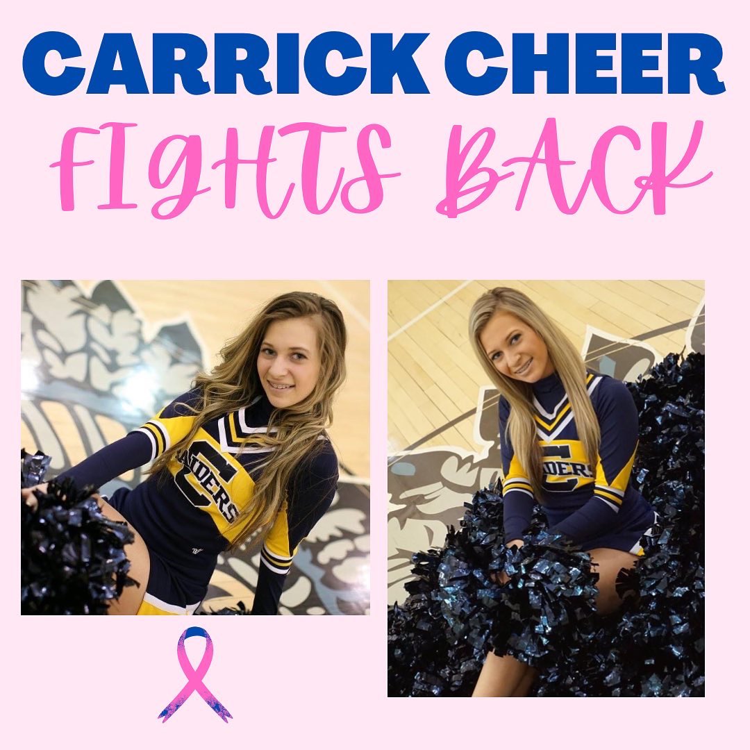 CarrickCheer's tweet photo. Carrick Cheer #FightsBack 💕 

#RaiderPride 💛💙 https://t.co/flWtd0QVee