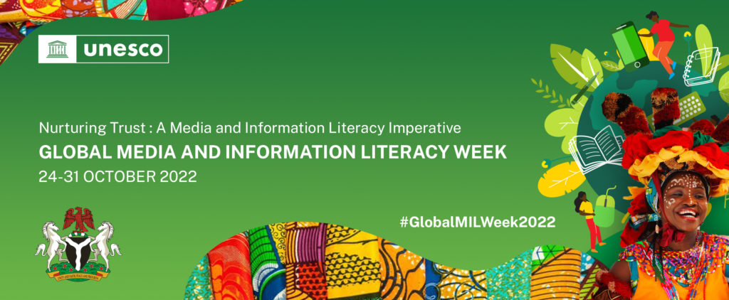 IFLA's tweet photo. Global MIL Week starts today!
Register to virtually join conference sessions and get involved with you own celebrations!
Find out more: https://t.co/byzOah4Q3e
#GlobalMILWeek2022 @UNESCO https://t.co/VKfXLIZIIV