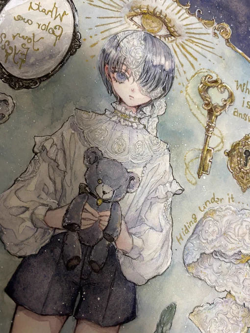 グループ展「Most materials」に参加致します。服や装飾に特に拘って描いていた既作3点を送り出しました。ご高覧頂けましたら幸いです。 会期:2022年10月26日(水)～10月31日(月)時間:12時～20時(最終日18時まで)場所:ぎゃらりぃあと様 二階奥のお部屋 