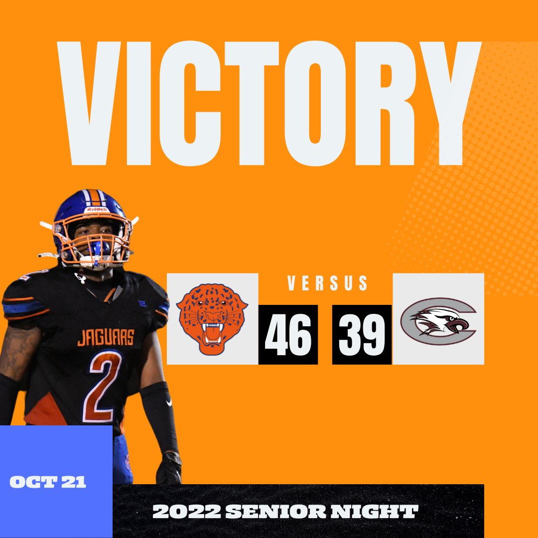 Congrats Varsity Football for victory on Friday, October 21st!!!!