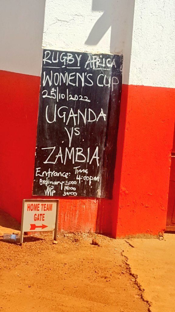 This is how much the stadium is ready for tomorrow.
Lets go team 🇺🇬🇺🇬🇺🇬🇺🇬

#NileSpecialRugby #RugbyAfricaWomensCup 
#SupportLadyCranes