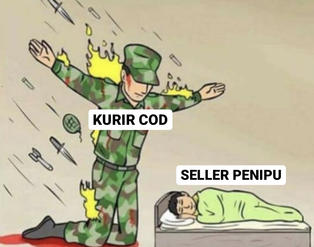 Acim341's tweet photo. Kami para kurir cod :( https://t.co/q35uMrmUXX
