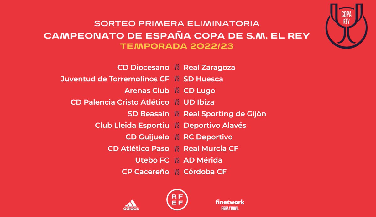 rfef's tweet photo. 4⃣ ¡¡Más partidos, más eliminatorias e ilusiones!!

🆚 En esta ocasión, se enfrentan equipos de Primera y Segunda Federación y Segunda División.

#CopaDelRey | #LaCopaMola https://t.co/PRQPMAo9N7