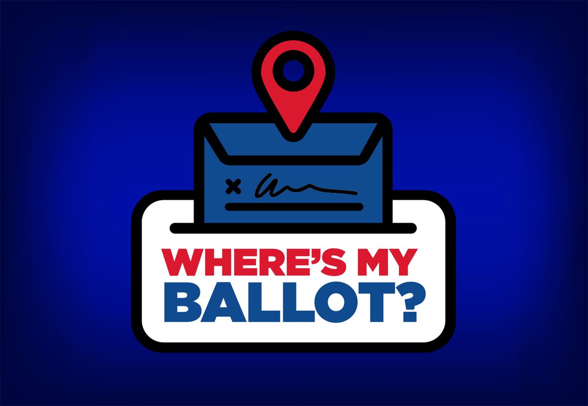 🚨Attention Vote-By-Mail voters🚨 
If you’ve dropped off your ballot and would like to confirm its status, go to nj.gov/state/election… to track its progress.

VBM ballots must be mailed, delivered to County Board of Elections, or placed in a secure ballot drop box by Nov 8th.