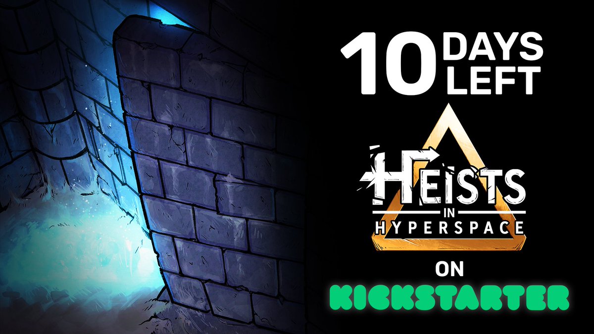 timeloopgames's tweet photo. 10 days left for our campaign!

We need all the support we can get - pledge today to get a copy of the game!

https://t.co/73k8xJZXDC

🔸#HeistsInHyperspace #boardgames #cardgames
#kickstarter #crowdfundingcampaign https://t.co/kmL0P34Z2W