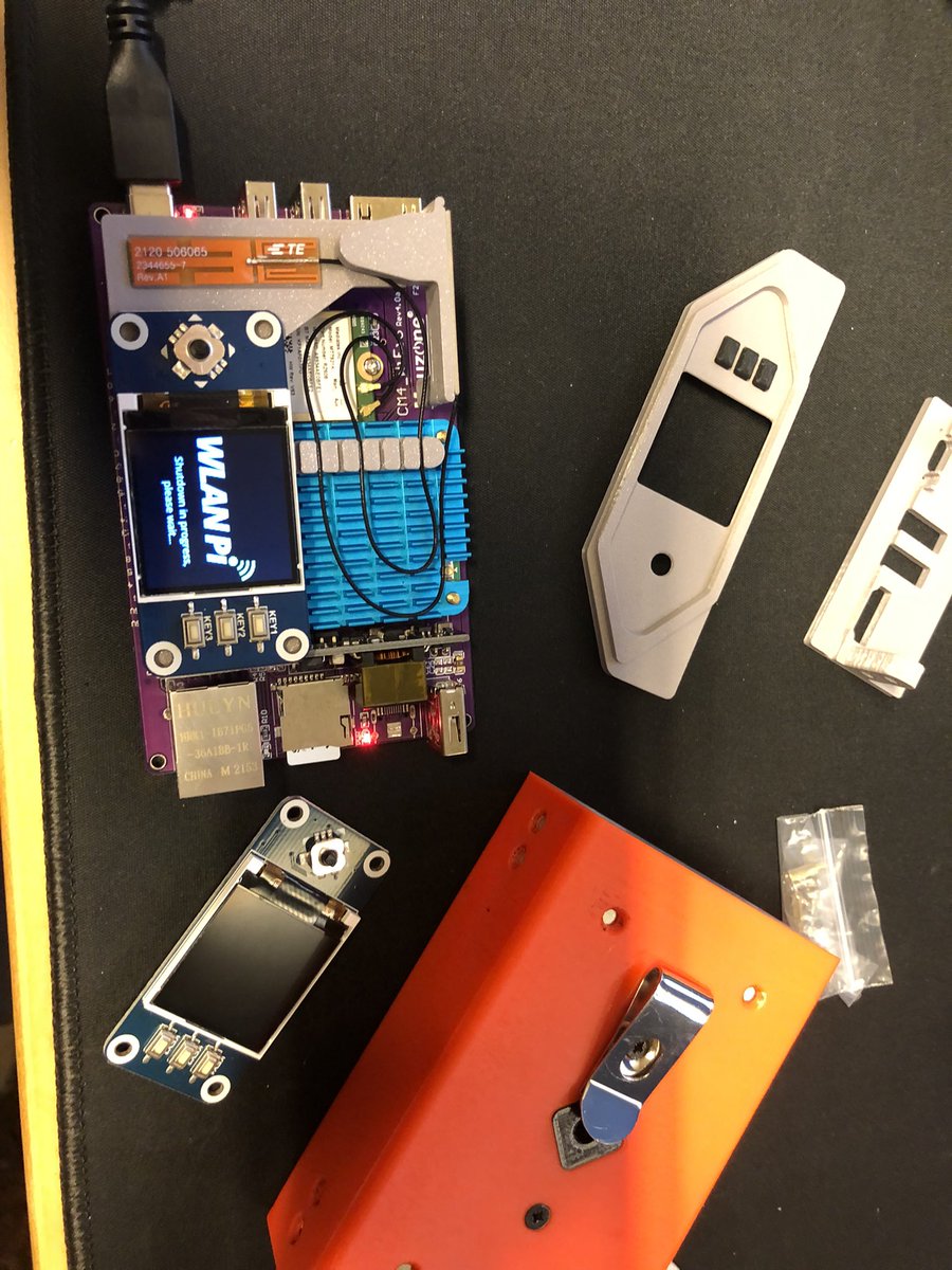 johnlorr's tweet photo. #wlanpi #TheWLPC ProTip: Unless you want to buy a new LCD Hat for your WLAN Pi M4, don’t superglue the joystick knob. No amount of glue is safe. https://t.co/v457htzhBL