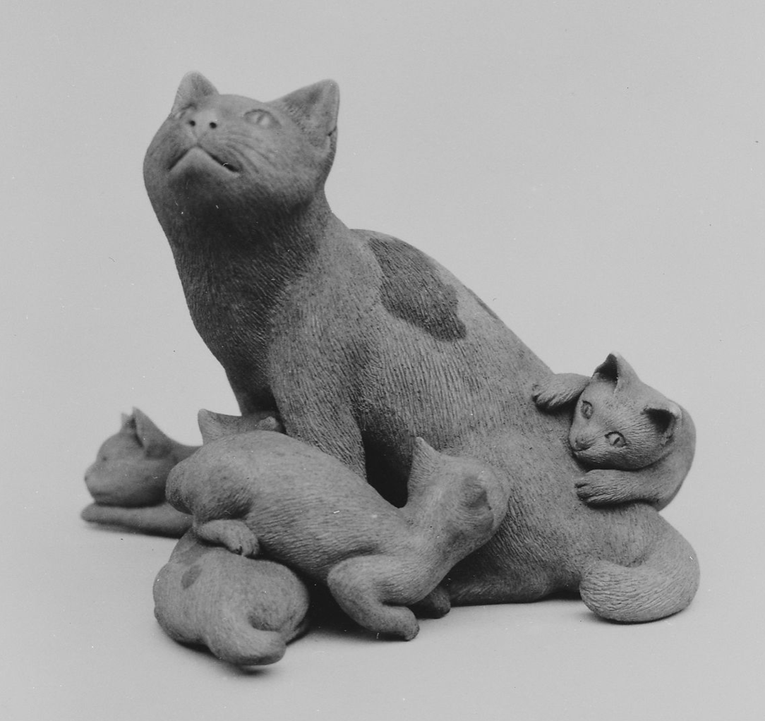 Cat and kittens, late 19th century. metmuseum.org/art/collection…
