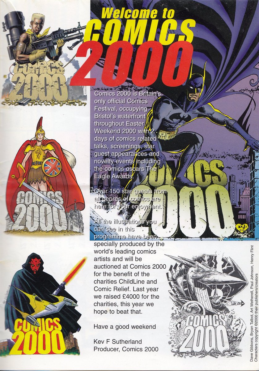 richardandsheaf's tweet photo. More from @KevFComicArtist comic festivals...this time it's part 1 of my look at the festival in 2000...
https://t.co/s7VHuhYsCw
...with art by @bryan_talbot @GlennDakin @davegibbons90 @henryflintZ @JohnCharlesart @ArtWetherall #MarkBuckingham #StephenBaskerville & lots more https://t.co/5sj3PZ38UP