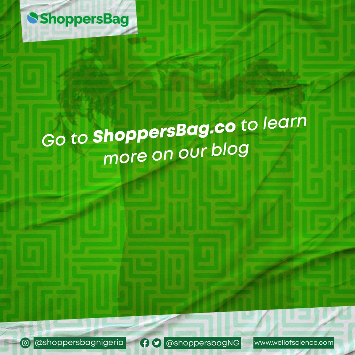 ShoppersbagNG's tweet photo. We care about your shopping experience. Giving you the best one made us create our line of ShoppersBags. Read the full article on the https://t.co/PVnbSbtIOU blog to get more information.
#Sustainability
#ShoppersBag
#WellofScience https://t.co/4AigQ4Pd0u