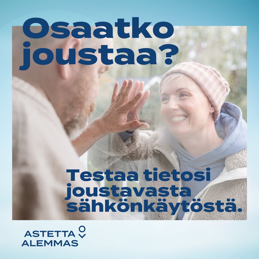 MotivanESV's tweet photo. Osaatko joustaa arjen sähkönkäytössä ja siirtää sitä kulutushuippujen ulkopuolelle? Testaa tietosi #AstettaAlemmas sivujen pelillä: https://t.co/lYXOFrvJ9e 
Pelin jälkeen voit osallistua arvontaan, jossa arvotaan kuukausittain 30 kpl huonelämpömittareita 🌡️🌡️🌡️ #energiateko https://t.co/KJCt30OnPt