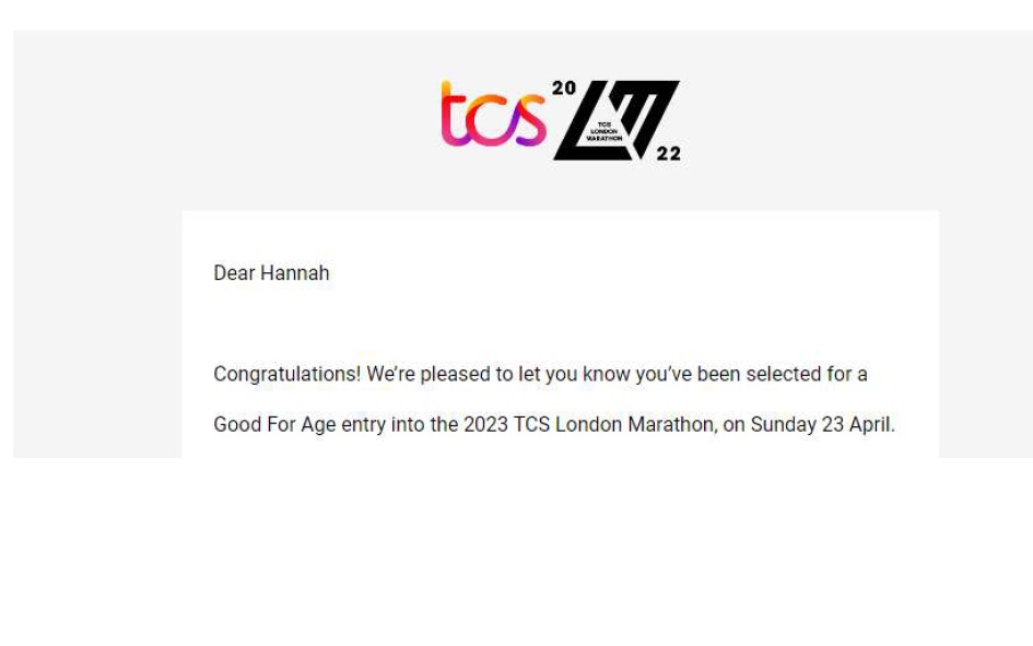 hannahkokoschka's tweet photo. And… #MondayMotivation #goodforage @LondonMarathon place confirmed today for April 2023! @WMMajors #marathon #londonmarathon #running #marathoneunner 😊😊😊 https://t.co/SzVEWPMVgk