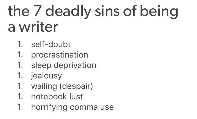What would you add to this list? 🤔
#WritingCommunity  #AuthorsOfTwitter #selfpublishing #writersoftwitter #BookTwitter