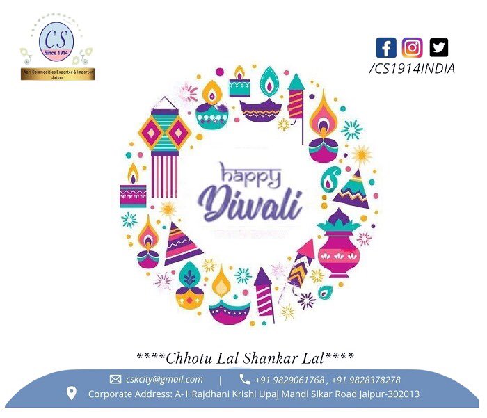 CS1914India's tweet photo. #HappyDiwali 

Our top three commodities for next three months for good return

#guargum 
#Cardamom (small)
#chana ( condition apply)

Comment your picks 
#agribusiness #ncdex #agricommodity #cs1914india https://t.co/CQu62mzPFH