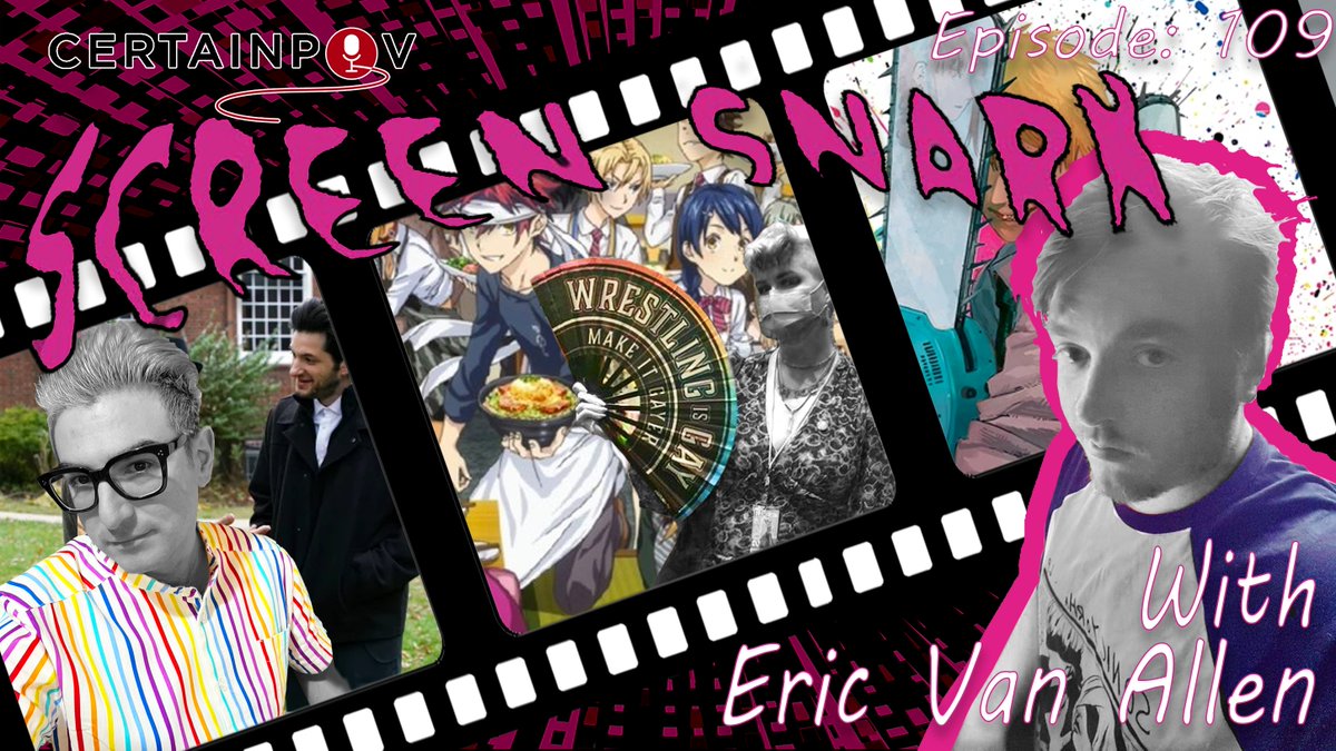 Screen_Snark's tweet photo. Hey there Screen Beans! It's time for another brand new episode. This time we're chatting with writer, journalist and podcaster @seamoosi. We also dive deep on #StandingUpFallingDown, @FoodWarsAnime and #ChainsawMan. https://t.co/JhAbsOFgyB https://t.co/6J7742gn8w