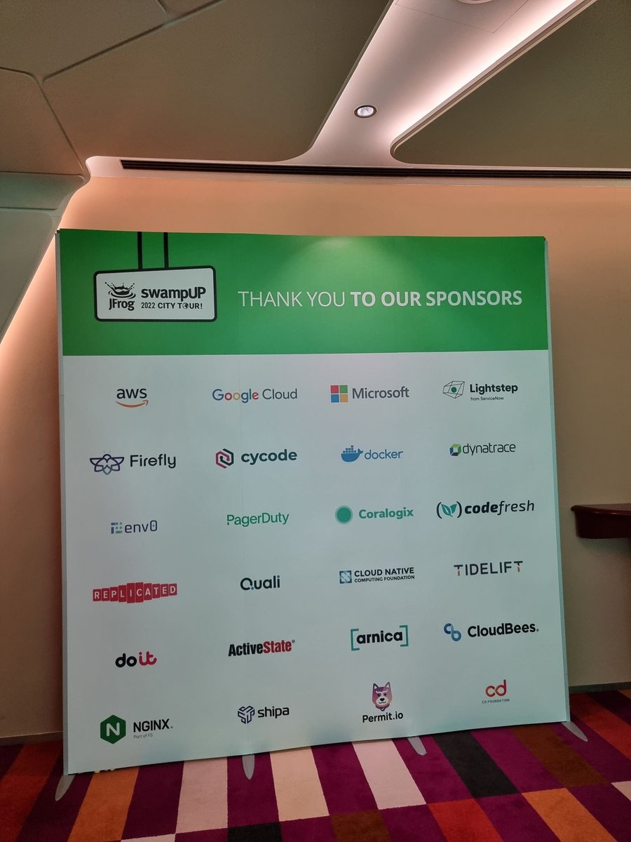 jfrog's tweet photo. Clue #3: #JFrogAdvancedSecurity #SquashTheBugs
Thank you to our sponsors! One bug is close to the sign ... https://t.co/9A3TgVcVyS