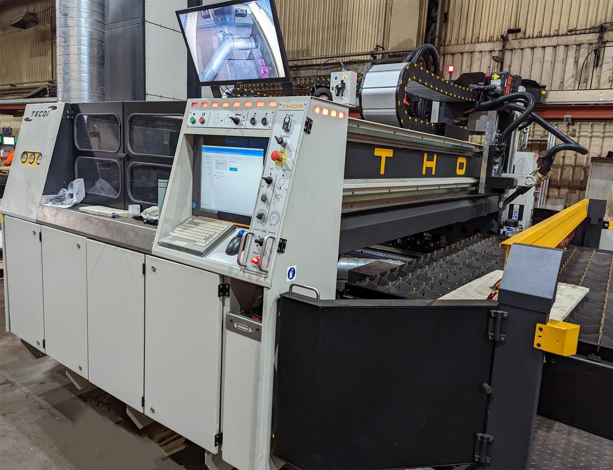 MurraySteelPro's tweet image. Our new #THOR machine is now up and running and already processing #Steel for customers. THOR is the most versatile #PlateProcessing station on the market.

Find out more: ow.ly/KZQ350LiSjy 

#SteelProcessing #SteelSupply