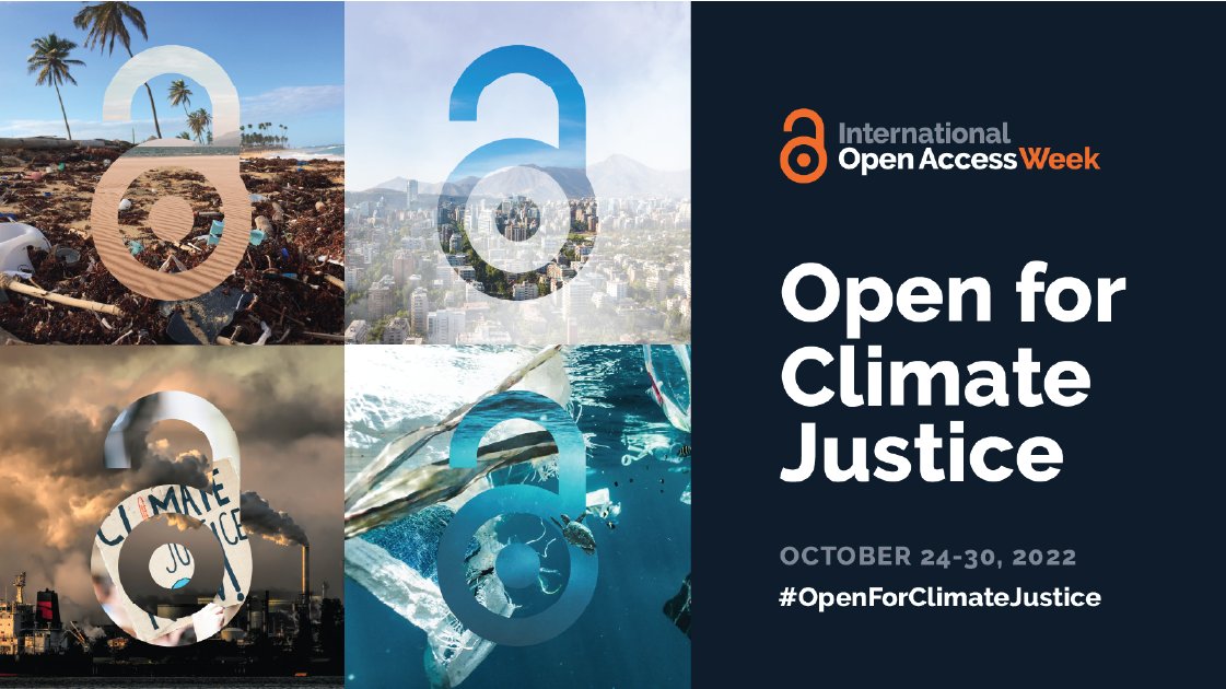 SchwartzLibrary's tweet photo. Celebrate Open Access Week 10/24-10/30
This year's theme is Open for Climate Justice. Faculty, staff, and students can attend free webinars; discover how to expand their research impact; learn how to register for a unique Orcid digital identifier, and more https://t.co/MTgd0QHeHh https://t.co/iaGCohNtlo