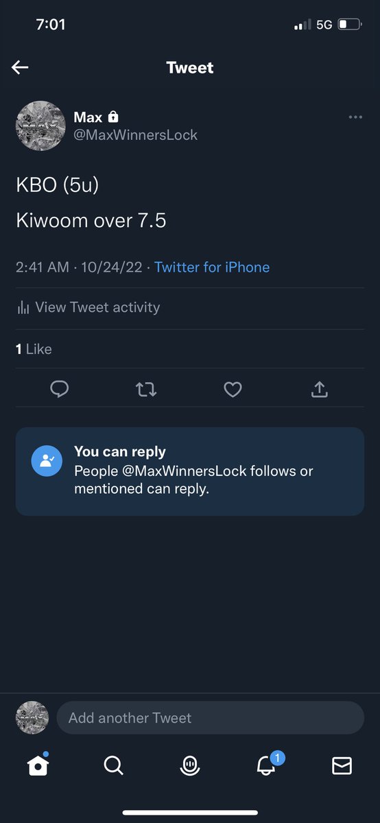 MaxWinnersFREE's tweet photo. Eeeeezzzzz Money to start the week💰
Kiwoom over 7.5 (5u) ✅✅✅
#MAXWINNER #KBO 🇰🇷⚾️🎯 https://t.co/yoRAfUp0Wh