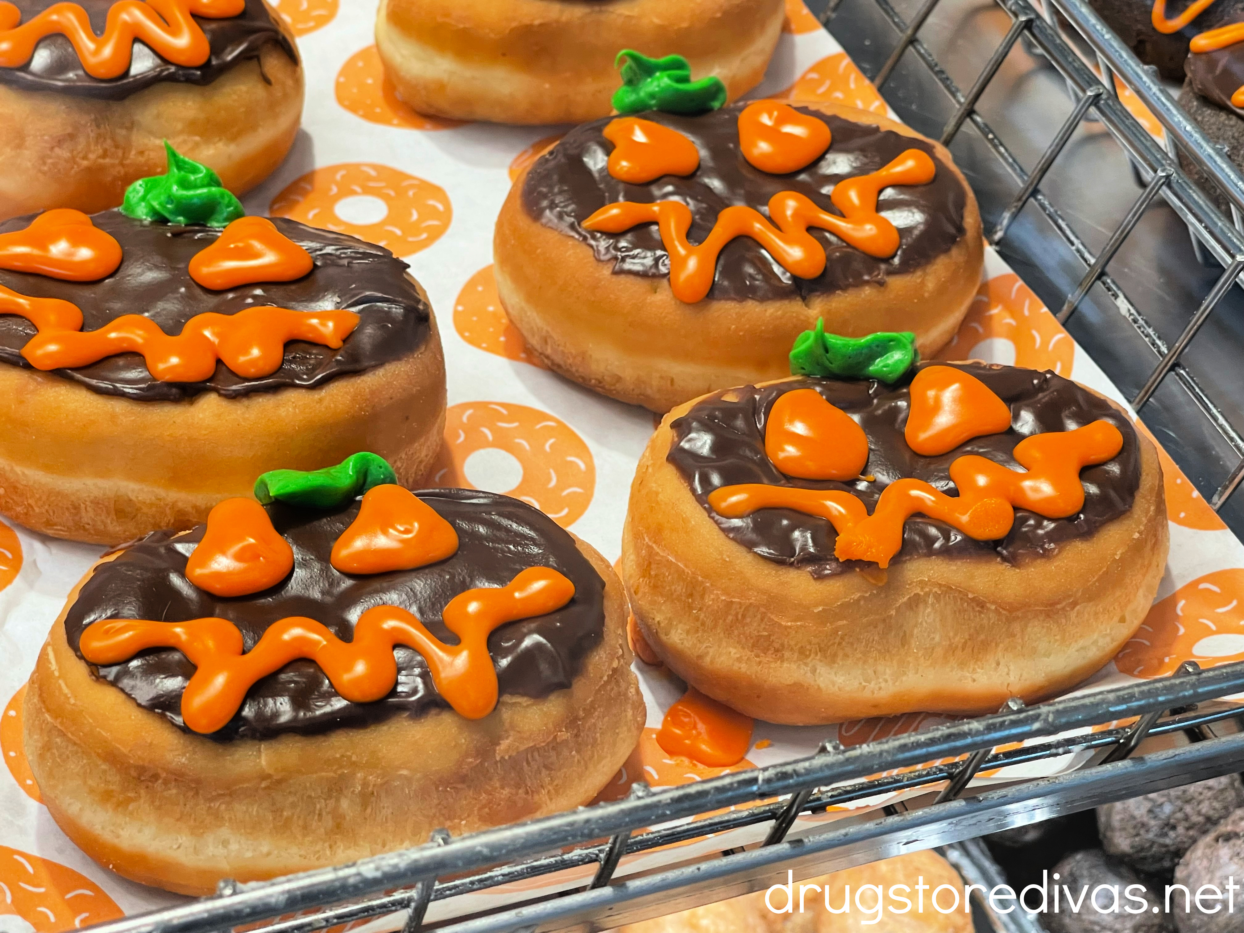 Halloween doughnuts at Dunkin'.
