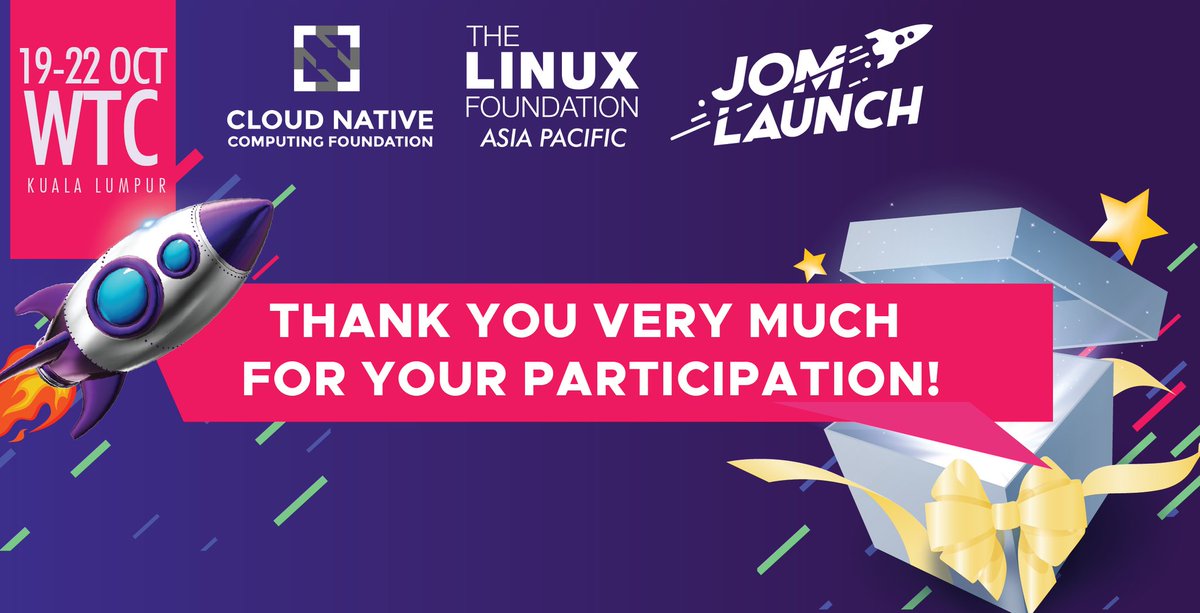 ApacLinux's tweet image. Thank you very much for your support and participation to LFAPAC and CNCF at JOMLAUNCH 2022. We hope to see you again soon!