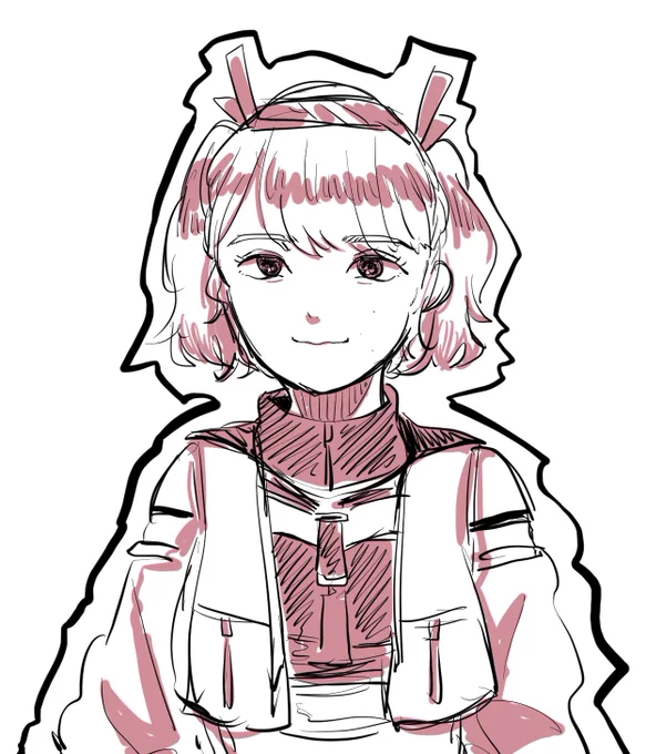 レポ絵の息抜きに落書きしとる 