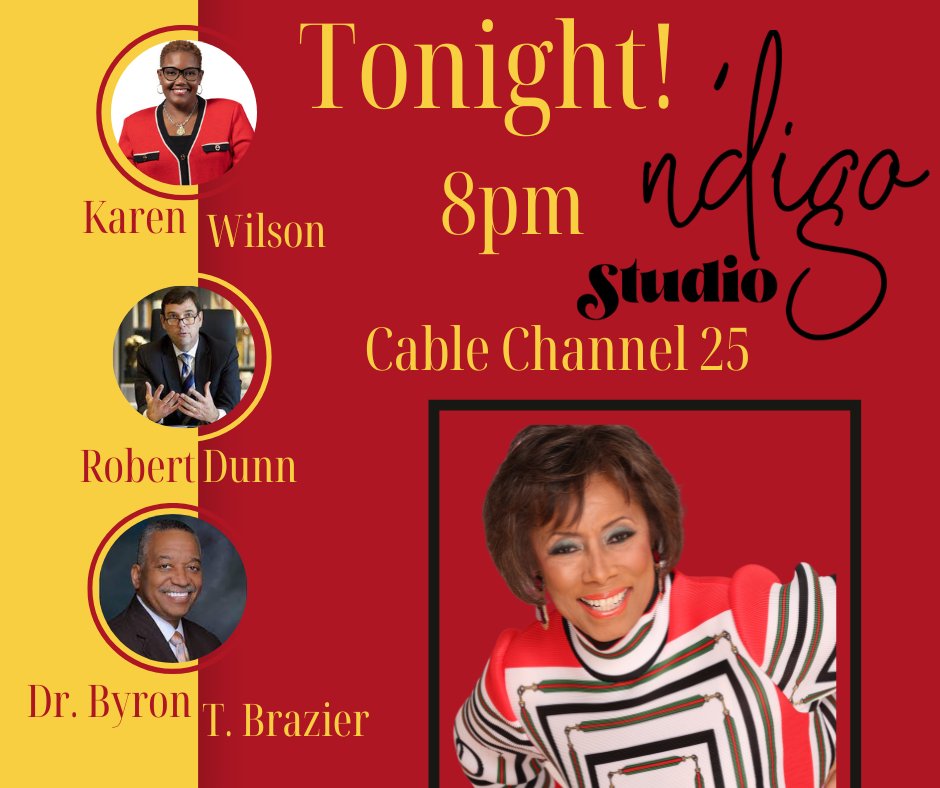 The_RealVasa's tweet photo. Good day N'digo Family! We're talking "BILLION DOLLAR PROJECTS"! TONIGHT on cable channel 25 @8pm I have a chance to talk with Karen Wilson, Dr. Byron T. Brazier and Robert Dunn! We discuss what Chicago will look like in the future! #NtheKnow #NdigoStudio https://t.co/XtMR0RYel6