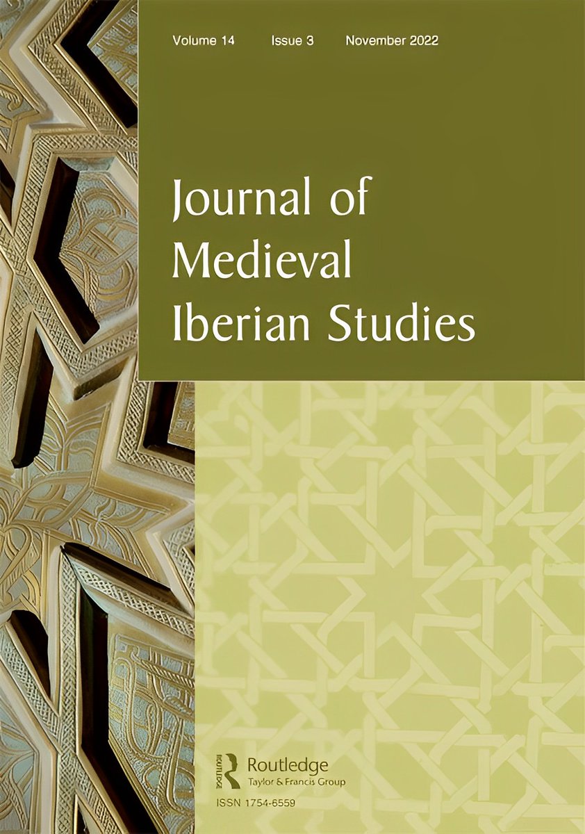 Journal of Medieval Iberian Studies, Volume 14, Issue 3 (2022). Themed issue: Medieval Galicia beyond the Camiño, eds. S. R. Doubleday & H. Monteagudo (@RoutledgeHist, October 2022) facebook.com/MedievalUpdate… tandfonline.com/toc/ribs20/14/3 #medievaltwitter #medievalstudies #medievalSpain