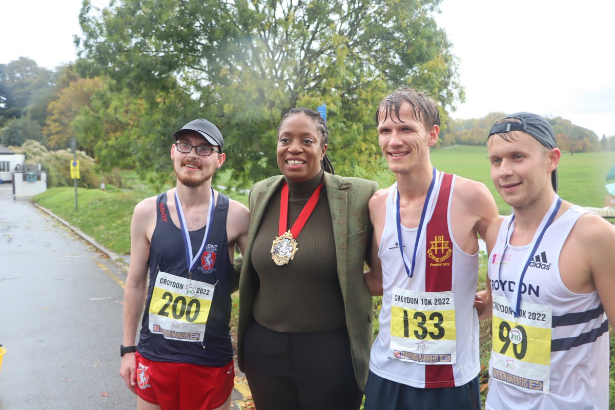 Croydon10km's tweet photo. Well done to everyone who ran at the Croydon 10K yesterday. Torrential weather but safely negotiated by everyone!

Massive thanks to all volunteers who made it possible! 🎉 https://t.co/BxUbbHHSml