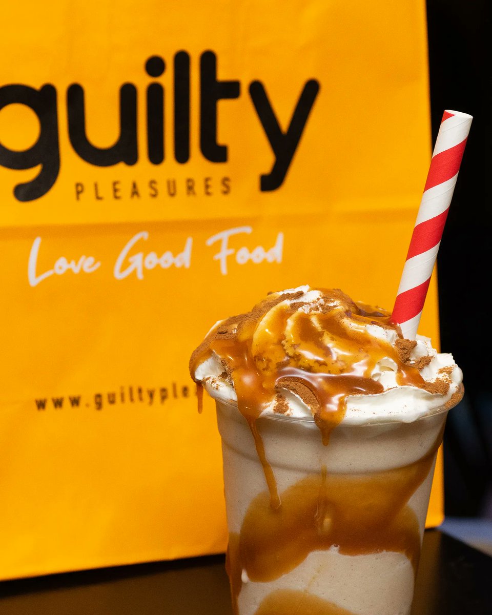 It’s scary how amazing our Toffee Apple Frappe taste. Don’t miss this Halloween exclusive. Order online: buff.ly/3yCQb2n  

#GuiltyPleasuresLoveGoodFood #Burgers #Sides #Macclesfield #Stockport #Frappe #ToffeeApple #Halloween #Milkshakes #HalloweenTreats