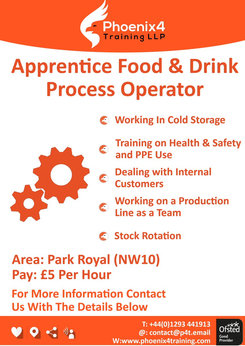 P4TLLP's tweet photo. Our client is looking for a team-orientated individual to take on a variety of duties in a production line setting. The opportunity is located at Park Royal (NW10)

If you're interested contact:
Telephone: 01293 441913
Email: Contact@p4t.email
https://t.co/0XdV7cmzdE

#Job https://t.co/y0fg9EDcc6