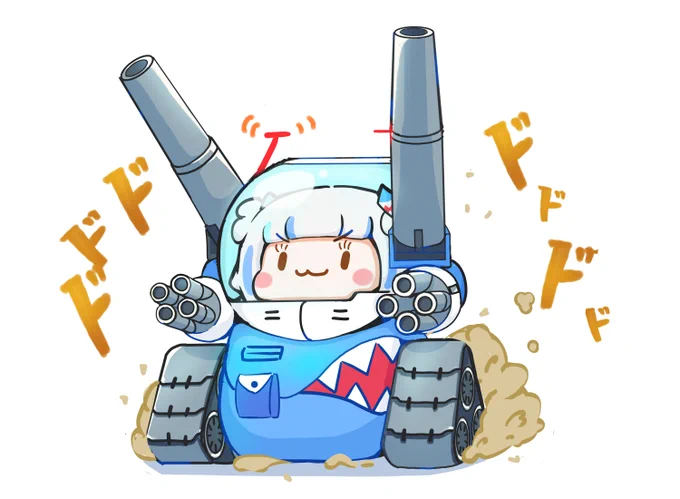 ドドドドッ#gawrt #gawrgura 