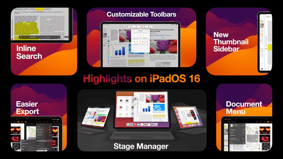 jonas_ribe's tweet photo. @stroughtonsmith I have made @highlights_app a Desktop-class iPad app with a Customizable Toolbar, Document menu with file actions, a new thumbnail sidebar and support for Stage Manager https://t.co/iZmCb7OaKY https://t.co/rW33MXToOo