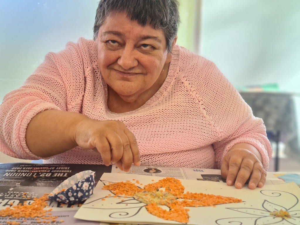 DayspaceLD's tweet image. Food Week inspired these creative artworks! 

Using Rice, Pulses and Grains, this Mixspace session had a culinary twist...

#Dayspace #learningdisability #creating #art