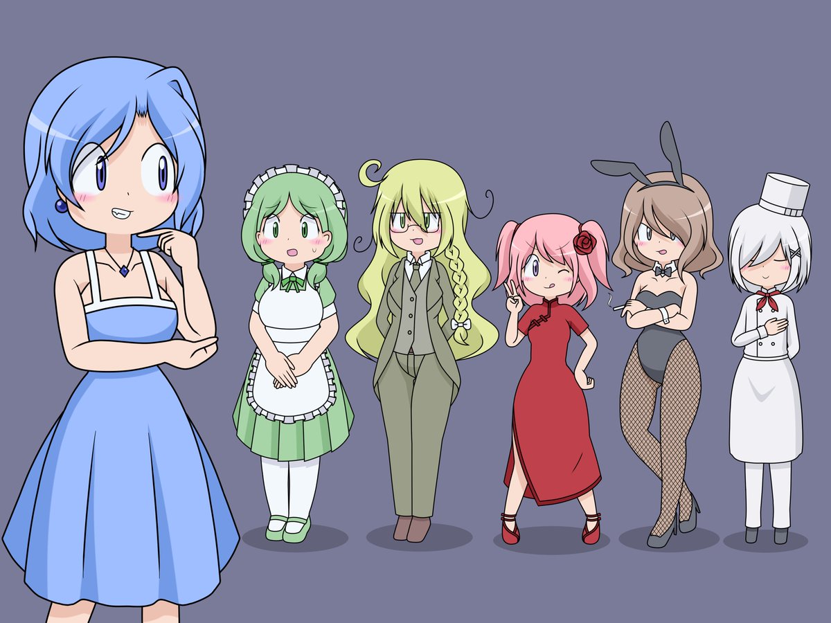 Catter4_u's tweet photo. こちらでは成人済みのキャラクターを中心に投稿しています。健全絵を上げることもあります。 https://t.co/2XS62wmpEG