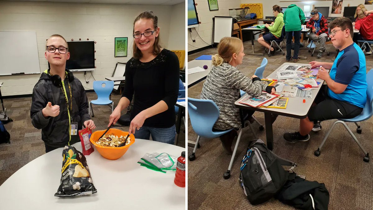 ETCSD's tweet photo. Our vocational students have been busy with their community partnerships!! πStudents participate with various on-site work experiences with Seeds of Hope
as well as with AgrAbility of Wisconsin. #ETlearningignitED #EastTroyWI #AgrAbility #MondayMotivation https://t.co/uiVYd4vlCU