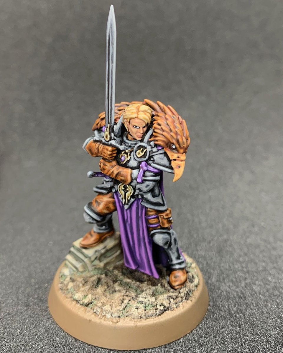 inanimateavata's tweet photo. Emelda Braskov, enters the Cursed City #emeldabraskov #cursedcity #warhammerquest #warhammercommunity #paintingwarhammer https://t.co/xXuWW8jVA1