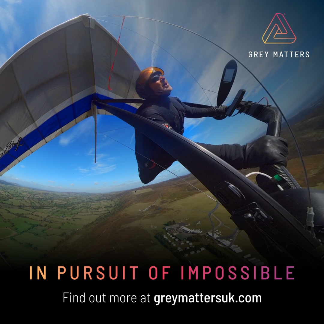 Just some ordinary weekend fun for our Associate Martin Colclough. What did you get up to this weekend?!

#handgliding #gliding #adventuresport #getoutside #flight #sportpsychology #training #support #performance #success #sport #coaching #greymatters