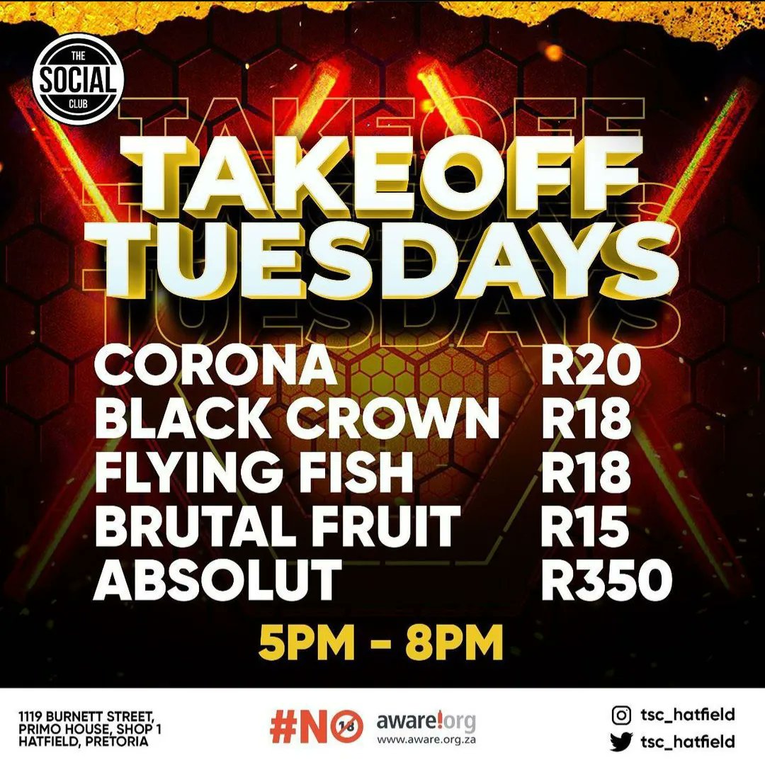 eventsgroove1's tweet photo. Let's Takeover the city of Pretoria tomorrow🛫🛫🛫 @TSC_hatfield https://t.co/QmzQWxYWpw