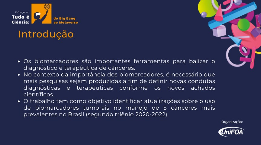 LagebUnifoa's tweet photo. Em nosso estudo, concluímos que os biomarcadores de câncer CA 15.3, HER2,CEA, PSA e CA72-4,sofreram atualizações conceituais importantes nos últimos 5 anos, o que implicou, dessa forma, em avanços significativos no diagnóstico e prognóstico do câncer.
@tudoeciencia 
#tudoeciencia https://t.co/7QYmQnq4ui