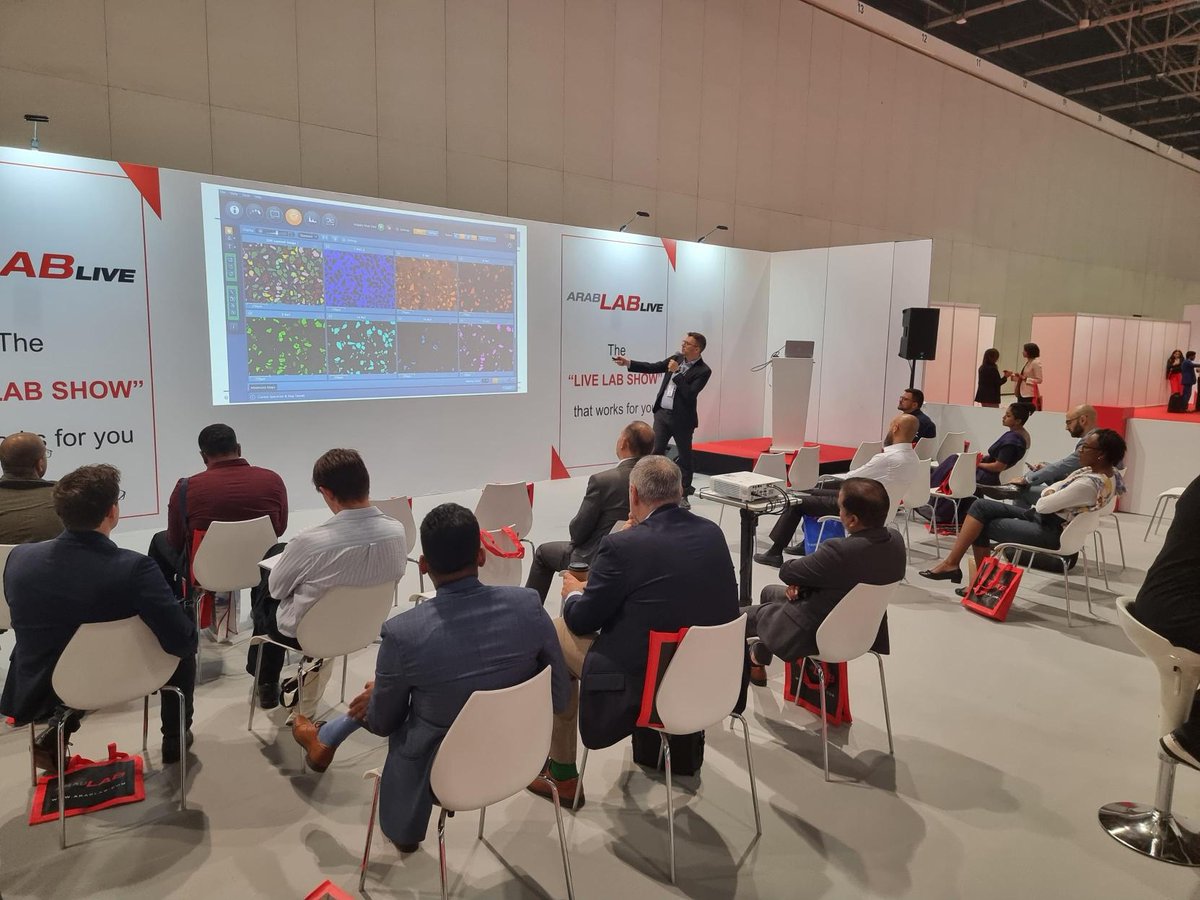 OxInst's tweet photo. Successful start into the first day at #ArabLab2022! 🎉

Stop by our booth no. 627 in Saeed Hall S2 to learn more about the topic and our product innovations in this area. Our experts on site are looking forward to your visit! 🔍💡

 @ArabLab https://t.co/Wgw0cDr7zK