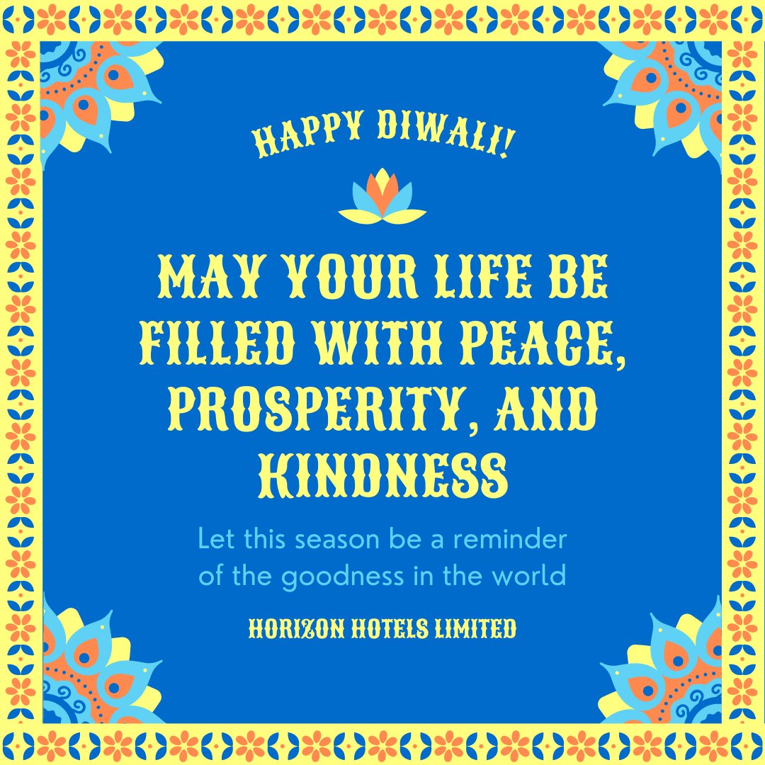 #happydiwali from all of us at <a href="/HORIZONHOTELS/">HORIZON HOTELS LTD</a>