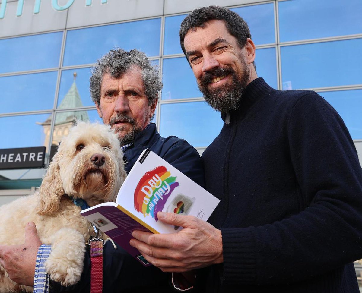 THIS WEEK: A Day in May by Colin Murphy, based on the book by Charlie Bird! This joyful, uplifting play charts the rollercoaster journey to the 2015 Marriage Equality Referendum 🏳️‍🌈 Wed - Sat | bit.ly/ADayInMay22 Supporting @pietahouse & @imnda #locallive 📸 Gerry Mooney