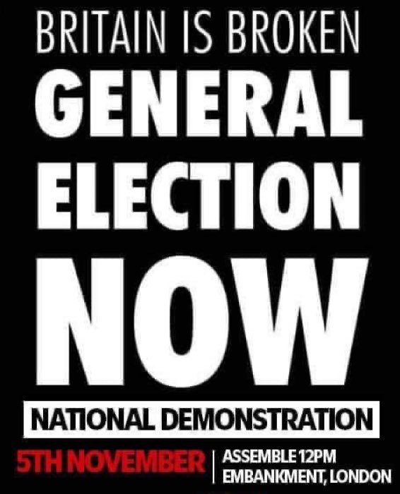 Oh so now Sunak wants to give an interview. General Election, now. Remember Remember the 5th November