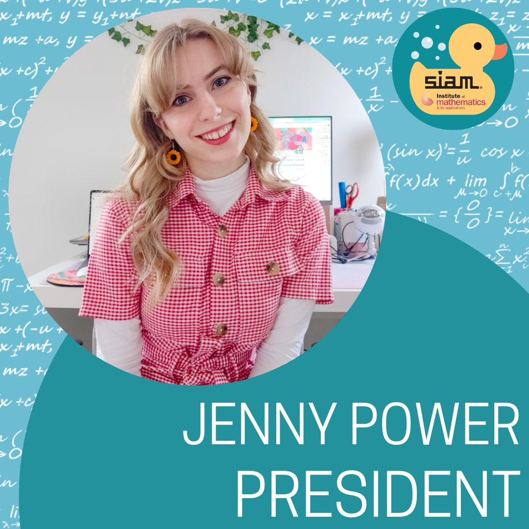 We begin our introductions with our president Jenny Power! Jenny is a second year PhD student (third year @SAMBa_CDT ) researching the mathematical modelling of radiotherapy cancer treatments. She is also a huge musical theatre fan and has been performing since age four! 🎤💃
